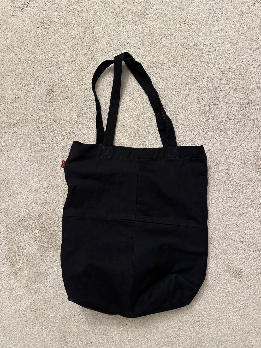 Levi's Black Canvas Tote Bag